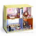 Hot Selling Fashionable Toy Villa, Composed of Study Room, Bedroom and Guest Room, EN71 Tested